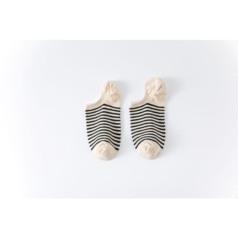 Ship Socks, Women's Summer Striped Retro Short Socks, Trendy Sweat-absorbing Women's Socks, Non-dropping and Anti-slip Socks for Summer