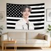 Sunghoon MultiSize Idol Tapestry Kpop Flag for Home Room Background Concert Banner Birthday Party Gift High Quality Flat Print