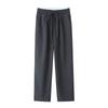 Fashion Style Winter New Women's Clothing Temperament Wild Casual Style Double Layer Waist Wide Leg Pants 1971021 802