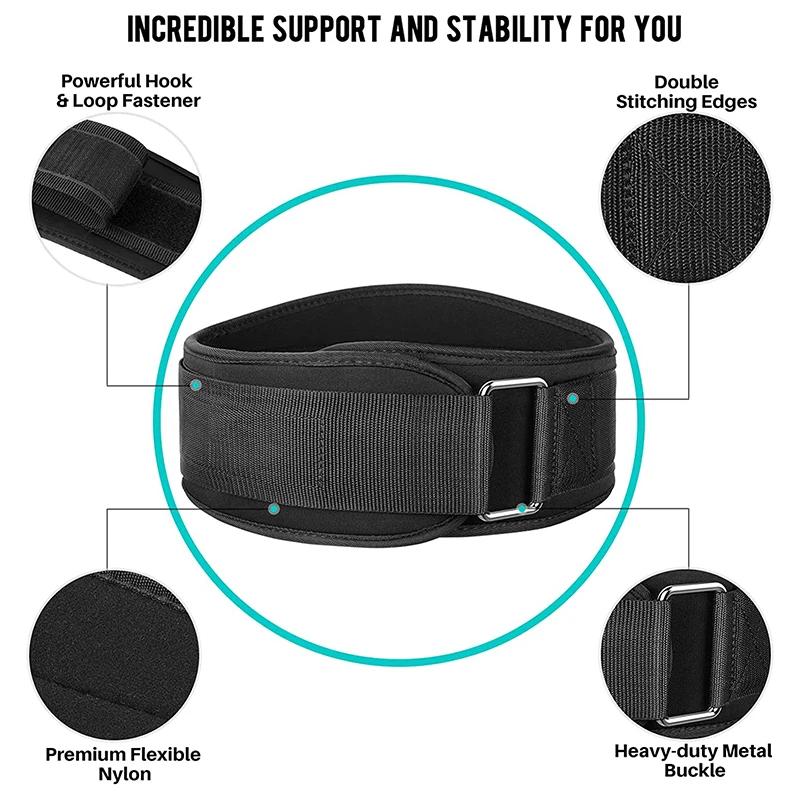 Cross Border EVA Adjustable Weightlifting Fitness Belt for Men, Breathable Compression Training, Deep Squat Support, Hard Pull S
