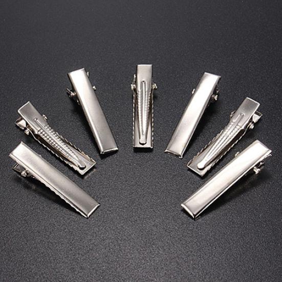 50Pcs Modish Flat Single Prong Alligator Clips DIY