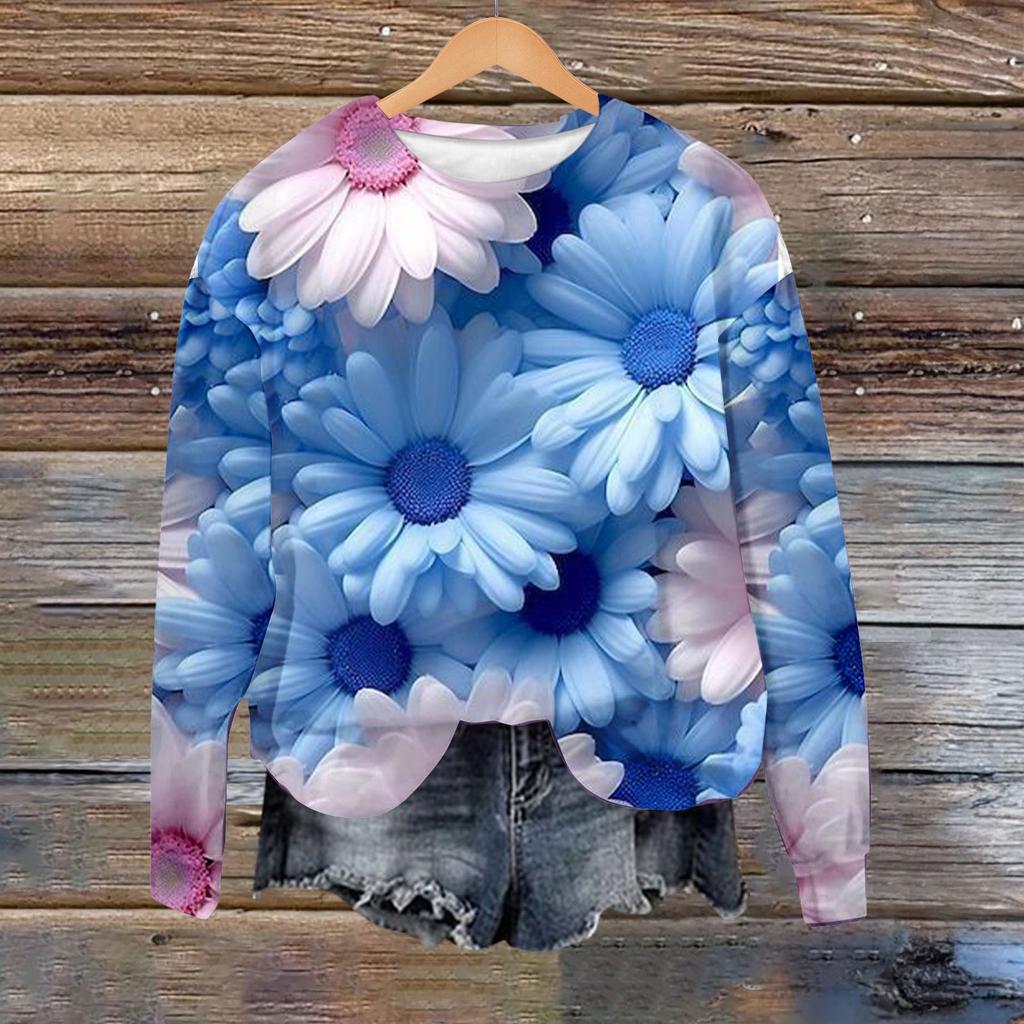Dame Vår Høst Og Sommer Genser med Åpning foran Boyfriend Sweatshirts Dame Grafiske Sweatshirts Dame Hettegenser Topper Dame