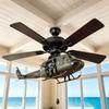 Helicopter Hanging Display Set, Ceiling Mount Attachment for Aviation Themed Study, Bedroom or Hobby Room Decors