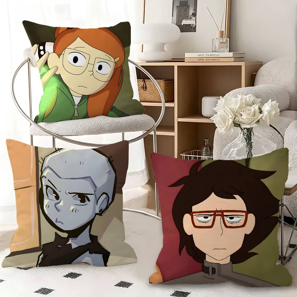 1pc Anime I-Infinity Train Pillow Case Fashion Square Pillowcase Bedroom Sofa Room Ins Decoration Leisure