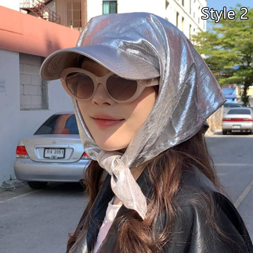 French Retro Sun Hat Quick Drying Peaked Cap Fashion Headscarf Hat for Women Spring and Summer