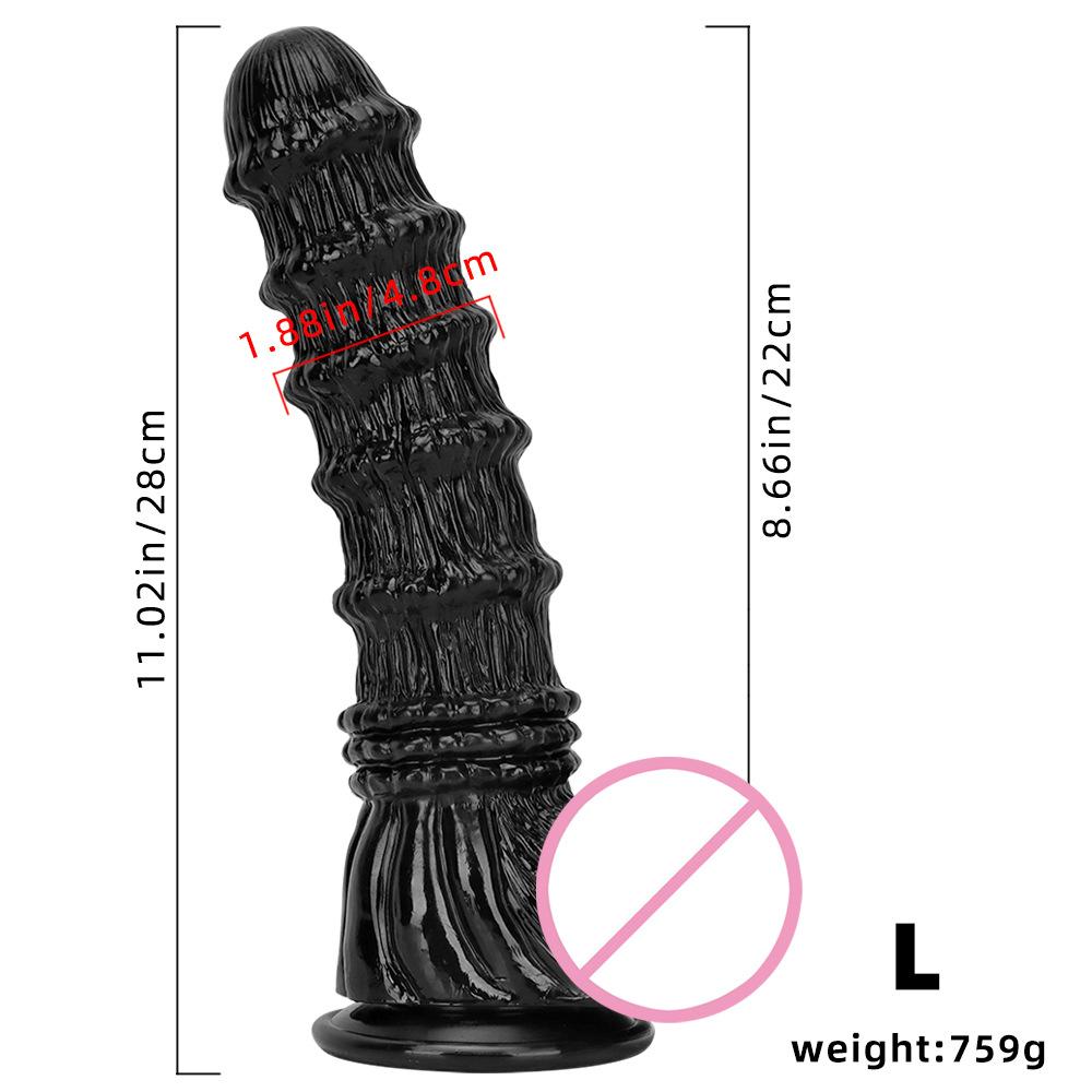 Black Horse Penis for Men and Women  Oversized Anal Plug Anal Plug  Masturbator  Simulated Penis Anal Expansion Device