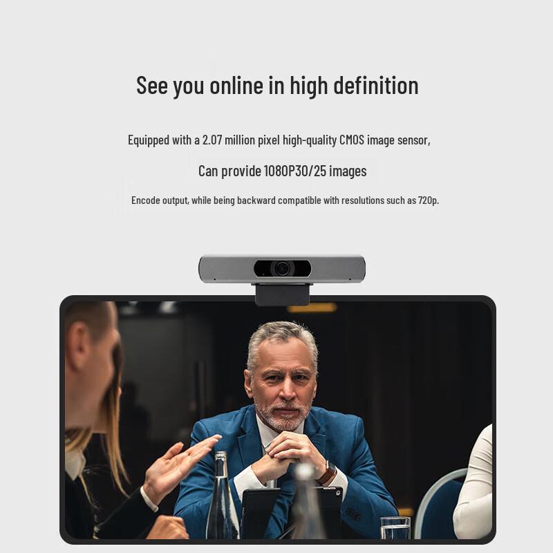 Weihaide J1700C 1080P Auto-Focus USB Webcam with Microphone