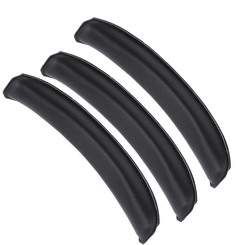 3pcs Headphone Replacement Headband Pad Soft Protein Leather Headband Cushion for W820NB W820NB Plus Black