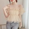 Womens Top With Square Neck And Solid Color For Casual Spring Summer Wear