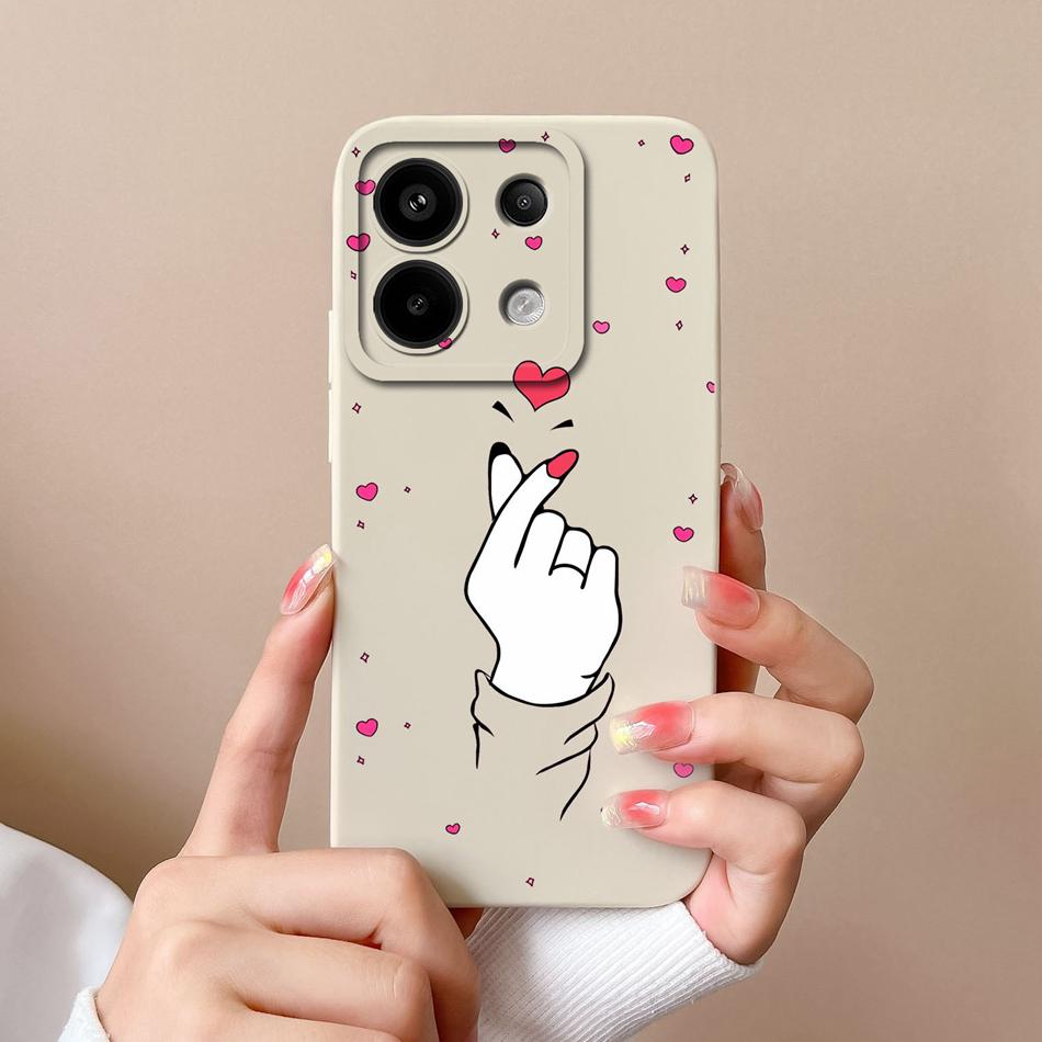 For Poco X6 Pro Case Stylish Soft Liquid Silicone Camera Protection Phone Back Cover For Poco X6pro X 6 Pro Protector Funda Capa
