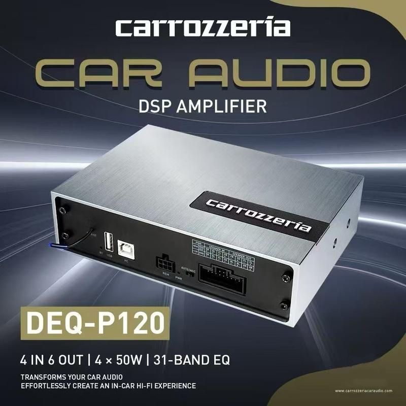 Carrozzeria DSP amplifier, Bluetooth audio processor, 6-channel RCA output, 4-channel high-level output, manual tuning, computer