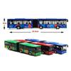 1/64 Diecast Alloy City Bus Pull Back Cars Kids Toy Car Inertia Vehicle Model Toy Educational Toys for Children Gift Boys Toys
