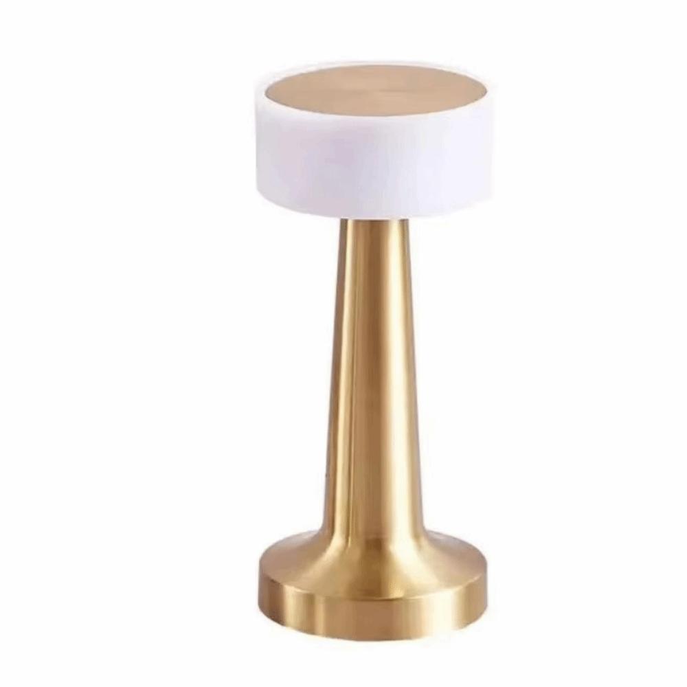 Dimmable Retro Table Lamp Cordless Bedside Ambient Lights Rechargeable Desk Light Hotel Decor
