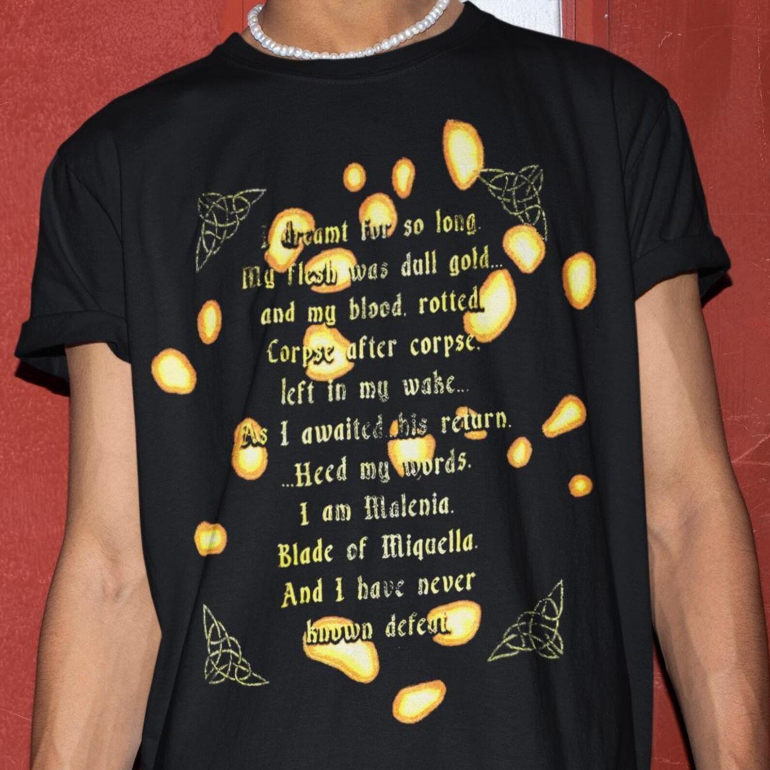 Comfort Colors® Malenia Opening Speech Shirt - Malenia Blade of Miquella Tshirt,Elden Ring Malenia Tee,Soulslike Game Tshirt,Elden Ring Gift 4XL