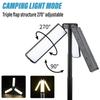 Telescopic Camping Lantern, Rechargeable Camping Lights, Multifunction Tent Lamp with Hook 3Model Flashlight for Camping, Hiking