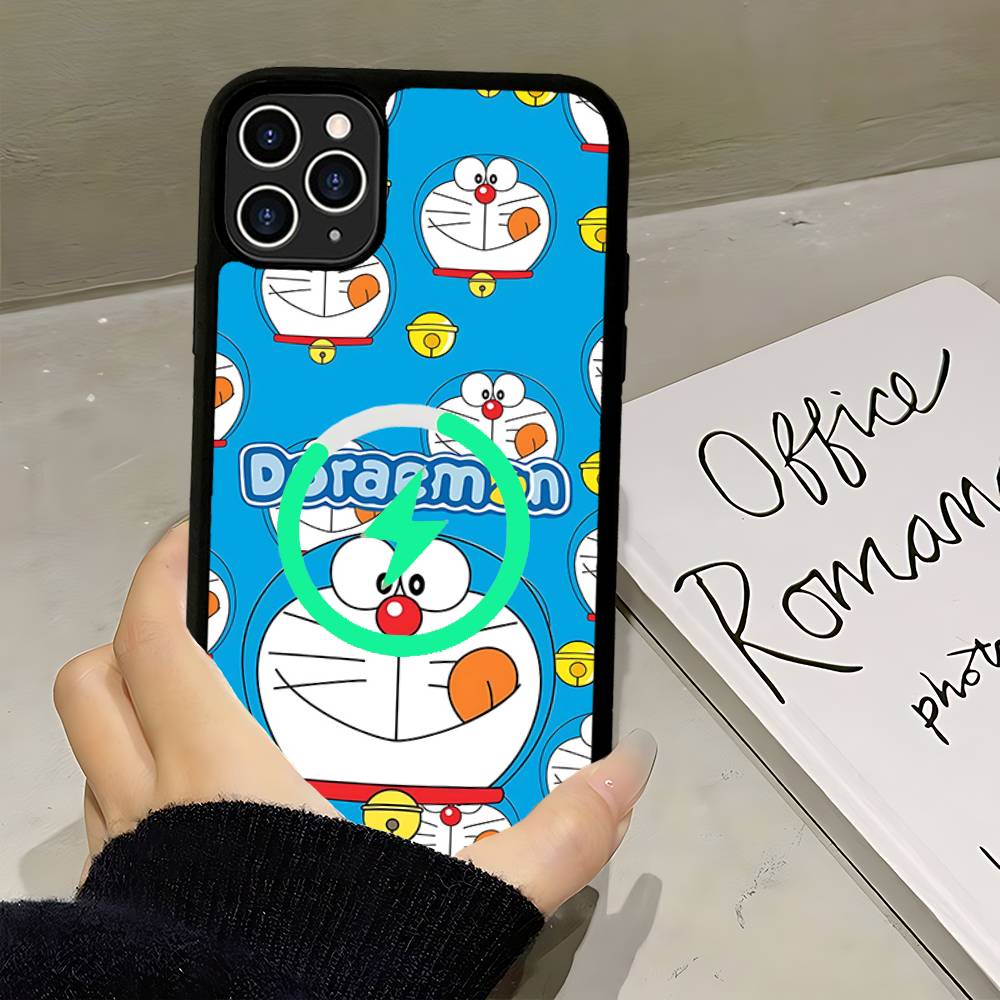 Cartoon D-Doraemons For Magsafe Magnetic Wireless Phone Case For IPhone 11 12 13 14 15 16 17 Pro Max Plus Cover