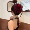 Pinces à Fleurs Rétro Élégantes Géométriques Nœud Pince à Cheveux Crabe pour Femmes Accessoires de Cheveux de Fête Coiffe Bijoux Cadeaux