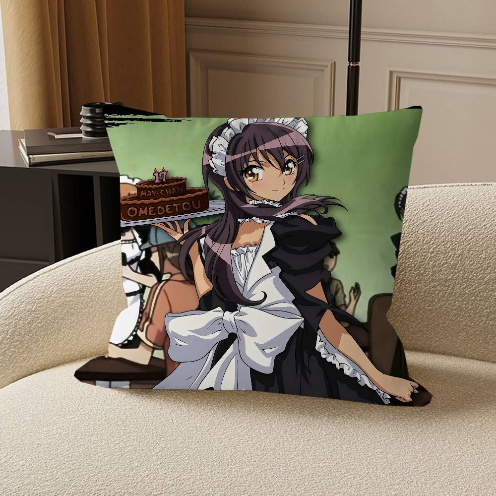 Anime M-Maid Sama Pillow Cushion Cover Pillowcase Living Room Sofa Home Decor Customized