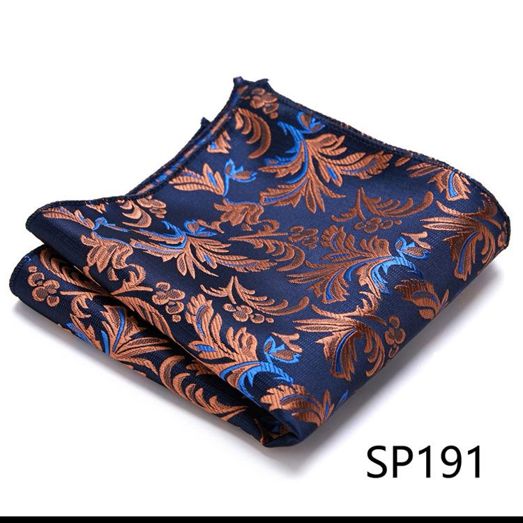 Guangzhou 1200-Pin High-Density Men'S Elegant Retro Business Suit Jacquard Pocket Towel Square Towel