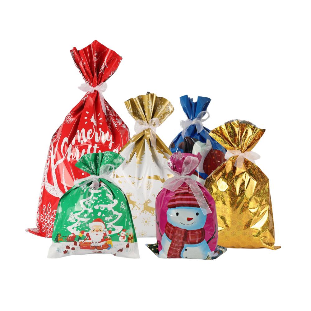 2025 Christmas Eve Drawstring Candy Gift Bag Set