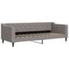 Pull Out Daybed Taupe 80 X 200 Cm Fabric