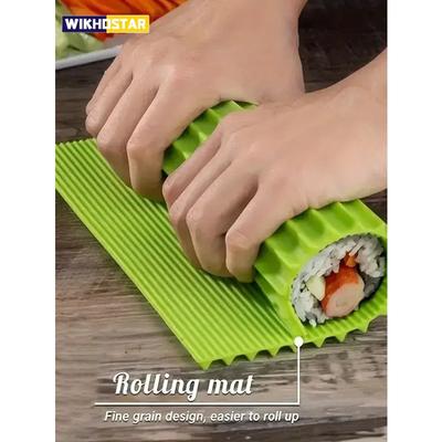 1pc Sushi Making Tool Sushi Roll Mat Seaweed Rice and Vegetable Roll Machine DIY Home Sushi Restaurant Party Kitchen Small Tool