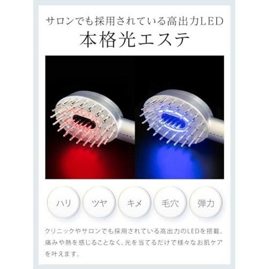 Kyushu University Doctor Supervised Electric Brush EMS Facial Device Lift-Up Lift High Output LED Professional Light Esthetic Focused Scalp Care IPX4