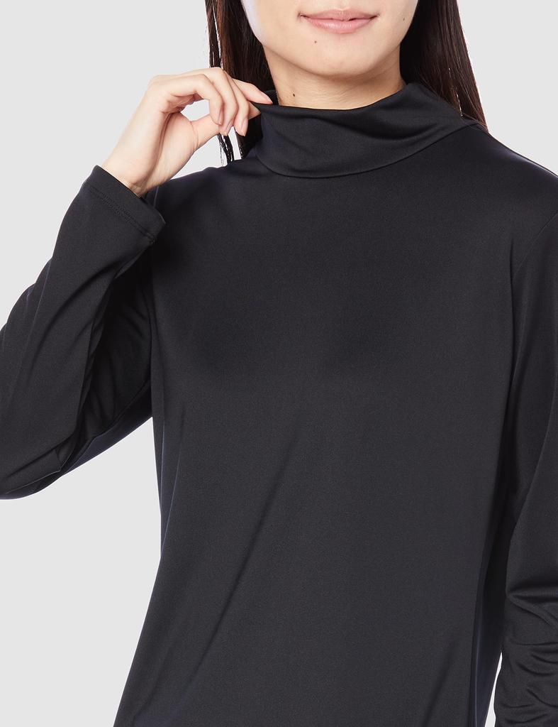Inner Black L [Prince] Long-Sleeve Shirt, Heat-Retaining Long-Sleeve Innerwear, Women's, (165)