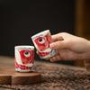 190ml Creative Auspicious Fish Pattern Teapot Small Dragon Egg Pot Tea Set Kit Boutique 1 Pot 2 Cups Tea Maker Organizer Craft