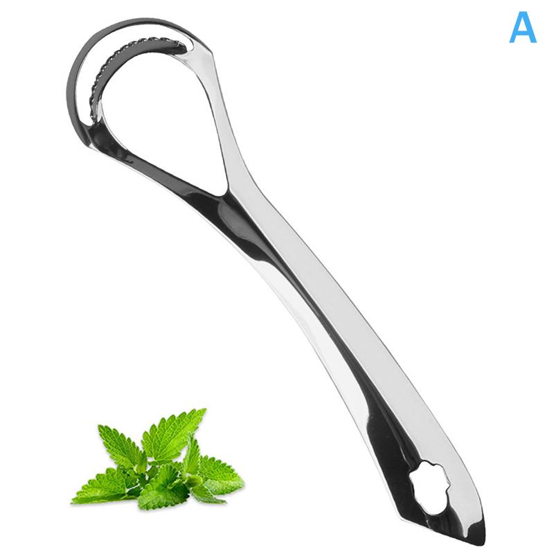 Stainless Steel Tongue Scraper Tongue Coating Cleaner Tongue Coating Brush Oral Tongue Cleaner Tool Fresh Breath A серебряный