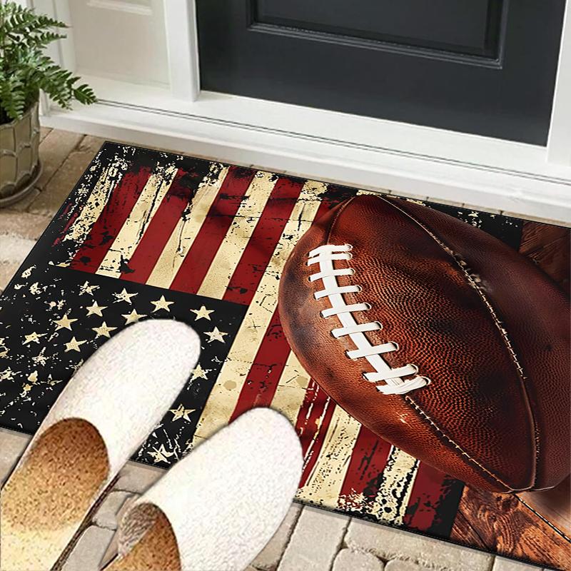 Baseball Passion And Heritage Office Rug Chair Mat, Game Carpet, Suitable for Front Door, Bedroom, Living Room, Desk, Holiday Gift