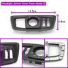 F20 F21 F22 F23 F48 F49 F39 Car Headlight Switch Panel HeadLamp Rotary Front Rear Foglight Button Cover For BMW 1S 2S X1 X2