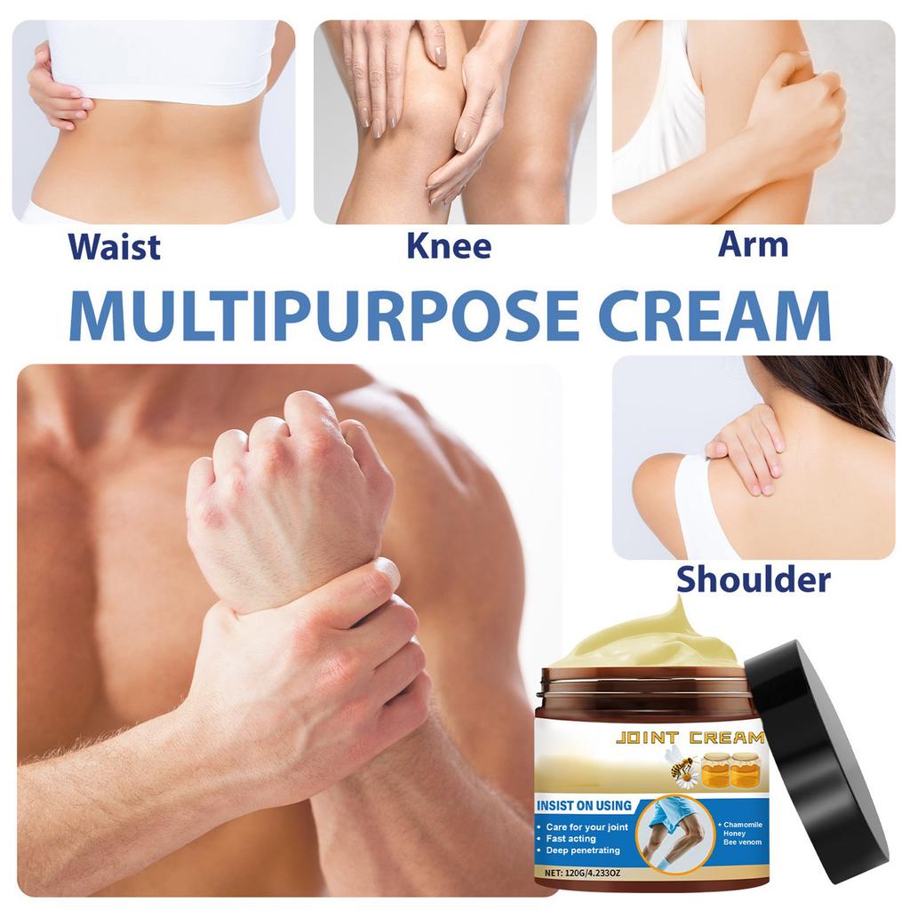 Bee Joint Cream 120g Cares For Body Parts And Relieves Pain, Quickly Penetrates And Gently And Effectively Cares For Joints