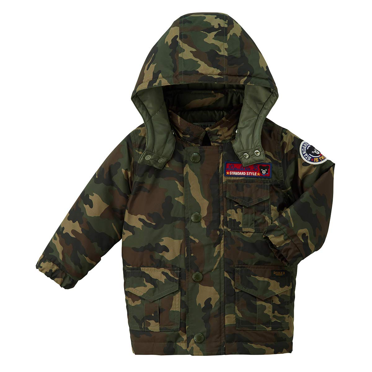 

MIKIHOUSE Jumper 130cm Khaki DOUBLE_B 63-3703-457 хакі