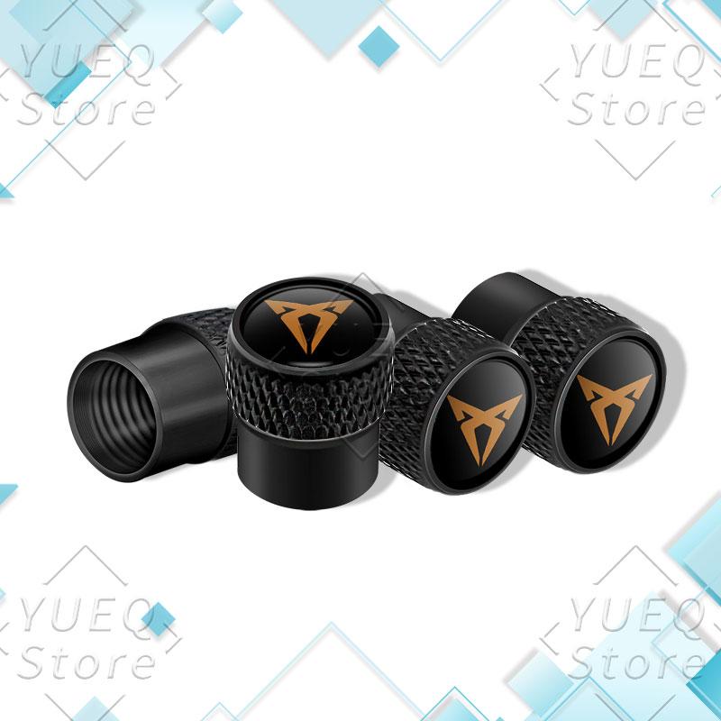 

4Pcs Metal Emblem Car Wheel Tire Valve Caps Airdust Covers For SEAT Ibiza Leon 300 Ateca Exeo Tarraco Altea Auto Accessories