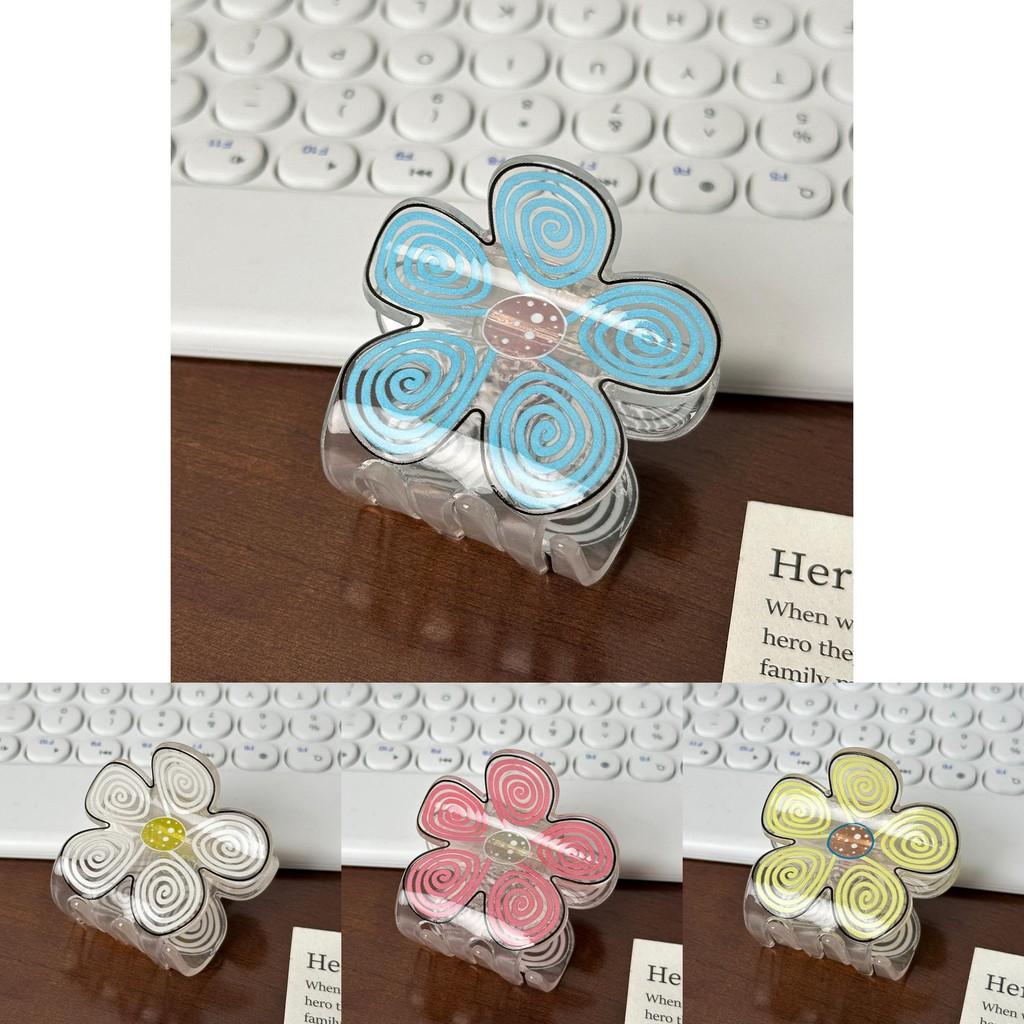 Macaron Color Premium Flower Hair Clips Offering Highend Appeal Fashion