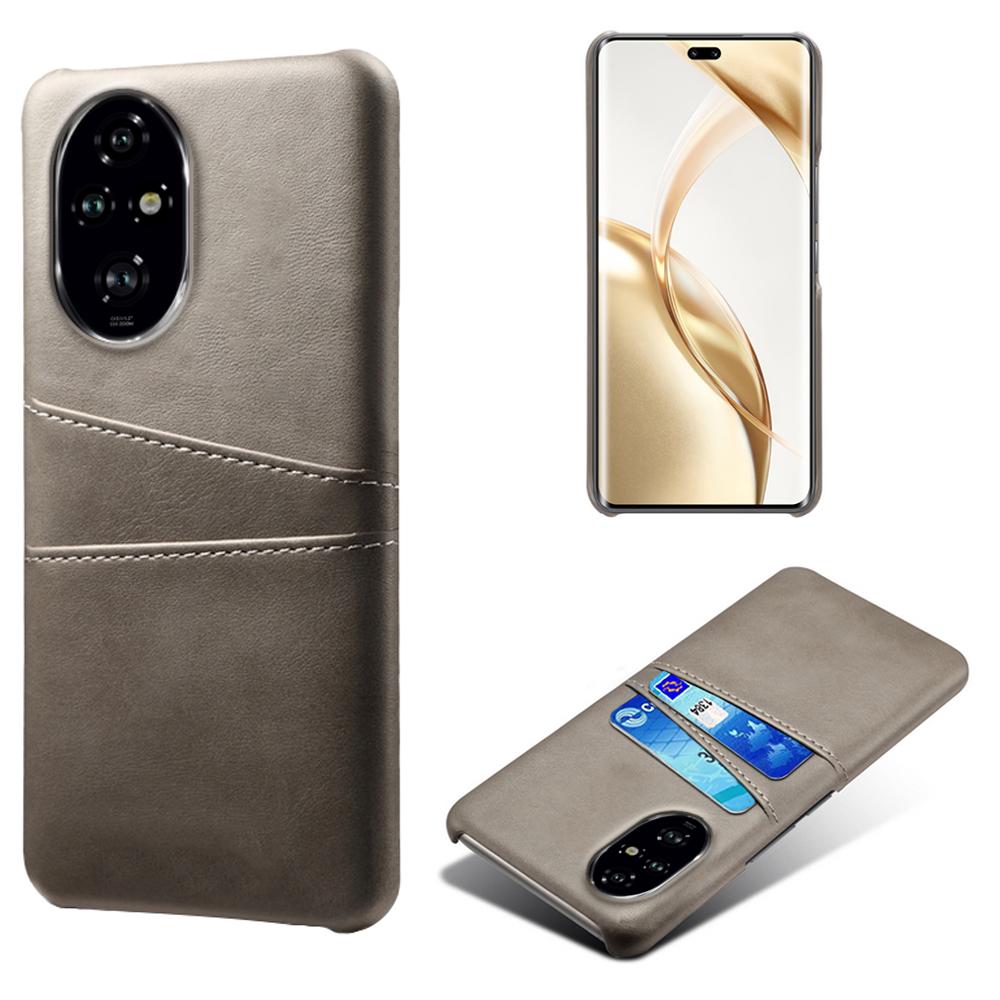 For Honor 200 Pro 5G Case Dual Card Slots PU Leather+Hard PC Phone Cover