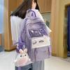 Korean Cartoon Schoolbag for Girls: Stylish Backpack for Elementary To High School Students