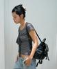 Lotsyou [Leather] Nostalgia Twinkle Backpack Black