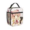 Puella Magi Madoka  Magica Insulated Lunch Bags Leakproof  Lunch Container Thermal Bag Tote Lunch Box College  Outdoor Girl Boy