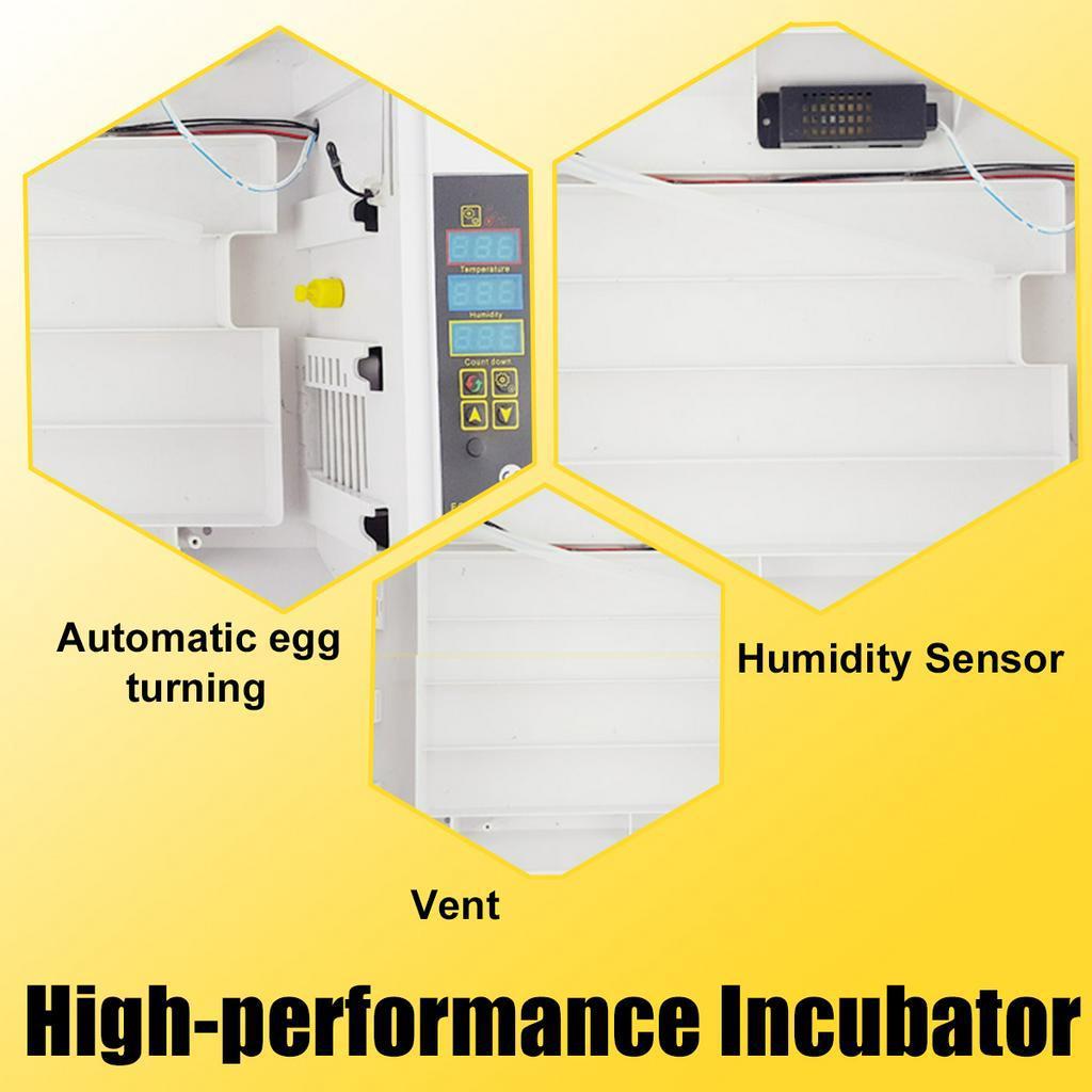 60W 24 Egg Newest Farm Incubator Automatic Chicken Egg Incubator Hatchery Poultry Brooder Equipment