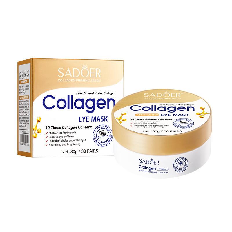 SADOER Collagen Anti-wrinkle and Firming Moisturizing Eye Mask for Reducing Dark Circles 60pcs/30pair