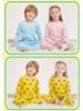 Kids' Pure Cotton Autumn Clothing Set: Warm Underwear, Base Layer Pajamas, and Knitwear for Boys and Girls