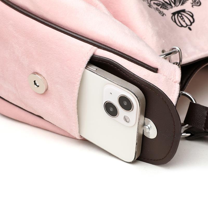 Large Capacity Vintage Artistic Chain Strap Tote Bag Women Fashion Soft Crossbody Pumpkin Bag