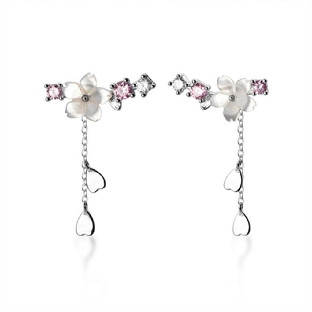 

1 Pair Women Tassel Earrings Birthday Anniversary Ear Studs Club Dance Party Date Jewelry Wife Mother Personalized Gift