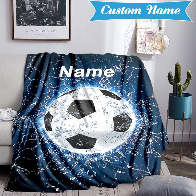 Custom Name Basketball Blanket Lightweight Ideal Bedding Blanket Perfect for Travel, Camping, Living Rooms, Sofas, Christmas gift