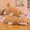 Long Cartoon Shiba Dog Plushie Pillow Stuffed Animals Pillows Cute for Sleeping Hugging Soft Toy Kids Adults Gift