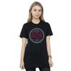 AC/DC Womens/Ladies Circle Neon Cotton Boyfriend T-Shirt