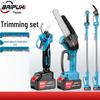 BAIPUXI Cordless Telescopic High Branch Saw & Pruner Kit CN Plug (adapter Included)