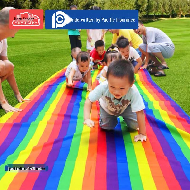 Kids Rainbow Slide Play Mat